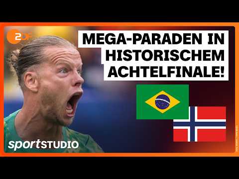Video Thumbnail: Brasilien – Norwegen Highlights | Achtelfinale, FIFA WM 2026 | sportstudio