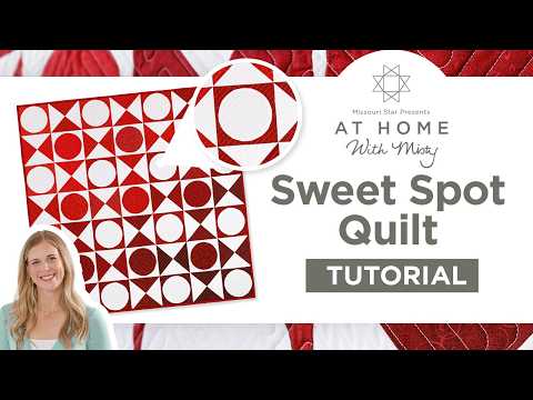 Easy To Make Geometric Quilt Pattern | Sweet Spot Quilt - At Home With Misty
