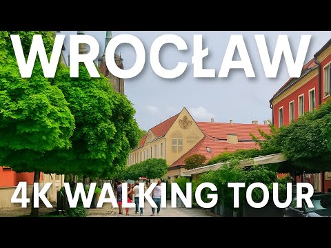 Walking Tour in Wroclaw 2025 | Poland 🇵🇱 | Tumski Bridge & National Museum - Walk in 4K