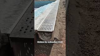 swimming pool gutter is easy to install and nice