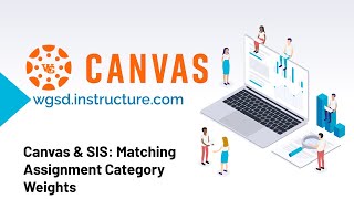 Canvas  How to set up SIS 360 Gradebook Category Weights