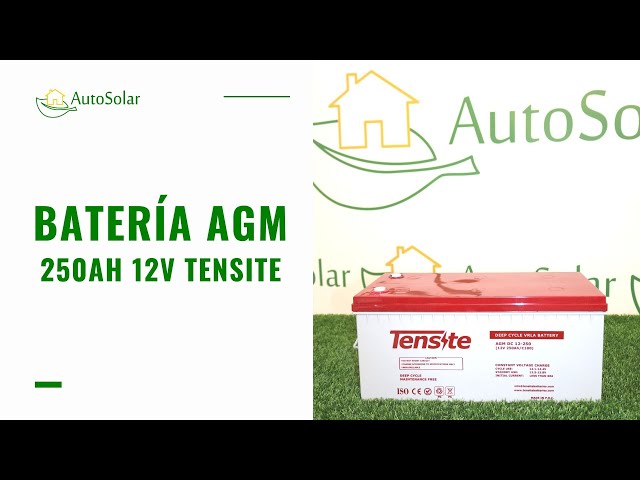 Batería AGM 12V 250Ah Tensite