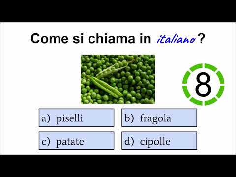 Easy Italian Vocabulary Quiz #11 - level beginner - Can You pass this quiz?