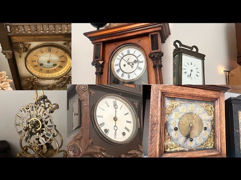 My Clock Collection as of 27/06/25 (PART 1). To include five gongs and more!