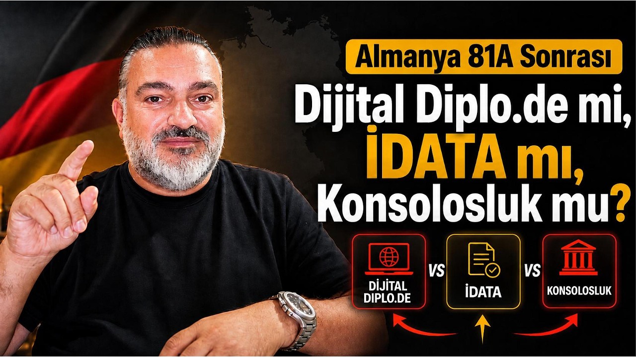ALMANYA 81A SONRASI DİJİTAL DİPLO.DE Mİ, İDATA MI, KONSOLOSLUK MU?