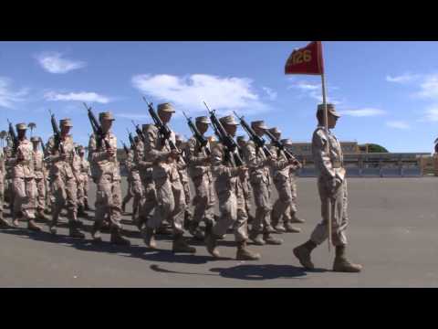 USMC US Marine Recruits Close Order Drill MCRD San Diego