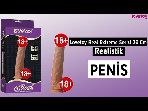 Lovetoy Real Extreme Serisi 26 cm Realistik Penis