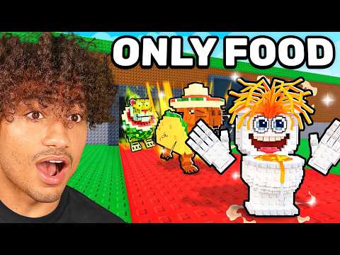 $0 to $1 TRILLION With FOOD ONLY Brainrots In Steal A Brainrot..