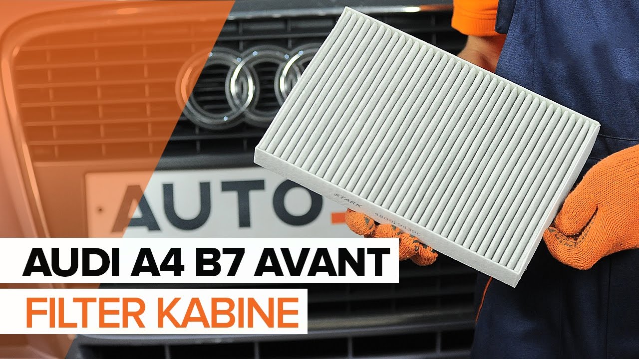 Kako zamenjati avtodel filter notranjega prostora na avtu Audi A4 B7 Avant – vodnik menjave