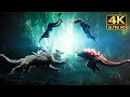 Godzilla King Kong Vs Skar King Shimo 4K Full Fight Scene 2024 Godzilla X Kong Movie