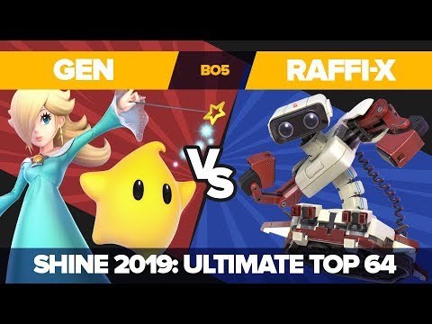 Gen vs Raffi-X - Losers' Round 4: Ultimate Singles - Shine 2019 | Palutena vs R.O.B