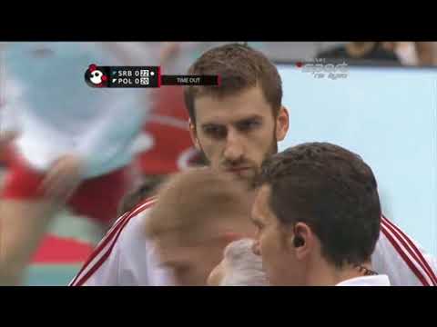 Men's volleyball World Cup 2011 Poland - Serbia Part 2/6
