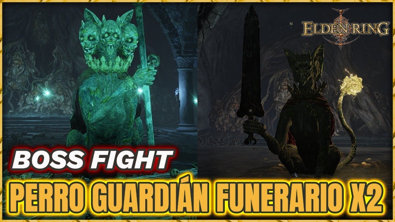 PERRO GUARDIÁN FUNERARIO X2 Boss Fight | Elden Ring