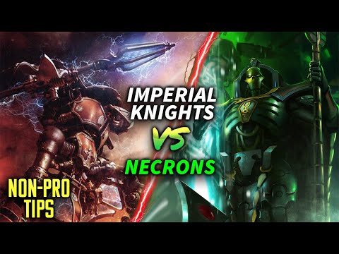 Imperial Knights vs Necrons #battlereport #warhammer40k