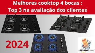 Melhores cooktop 4 bocas: Top 3 na avaliação dos clientes !!!!!