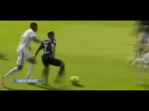 Lucas Moura nutmeg skill vs Caen HD