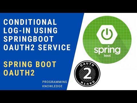 Basic Spring Boot Oauth2 Authentication Tutorial 2 Conditional Log In with SpringBoot Oauth2