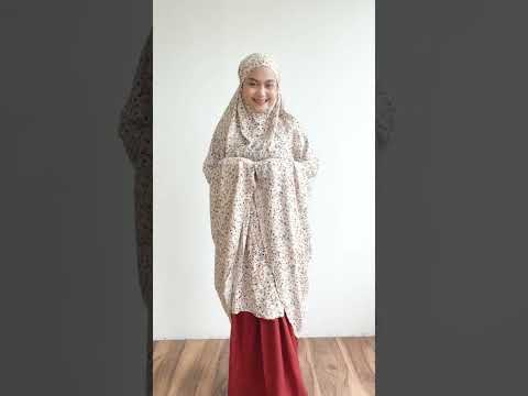 Mukena Motif Dewasa Alana Tanpa Karet By Aissah.id Mukena Travel Mukena Remaja Motif CAYLIN CREAM