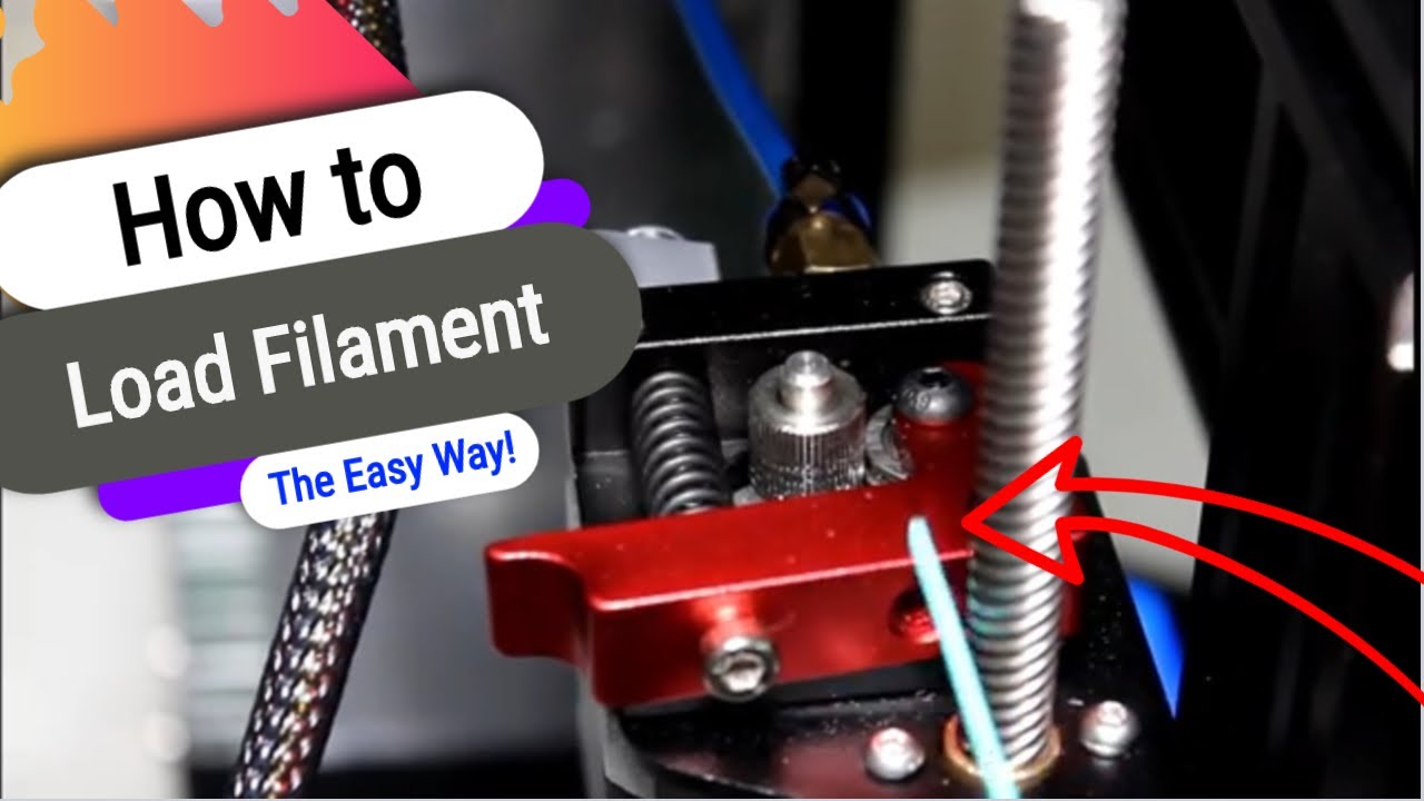 Loading Filament Section 1.5 featuring the Ender 3