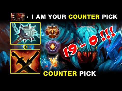 Dota 2 WEAVER  VS COUNTER PICK 19-0 . Dota 2 7.28C