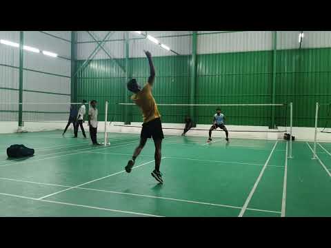 open men's singles final: Rishivasan  VS Kamal set 1