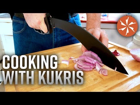 Cooking With Kukris: A Kitchen Knife Experiment with Cold Steel - KnifeCenter.com