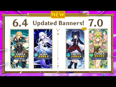JUST UPDATED! CONFIRMED 6.4 - 7.0 BANNER ROADMAP! + RERUNS - Genshin Impact