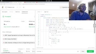 YouTube video 'Adding Two Negabinary Numbers, Medium, LeetCode 1073'