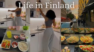 Days in my life in Finland | Living alone diaries | Grocery shopping,Cooking | life of an introvert