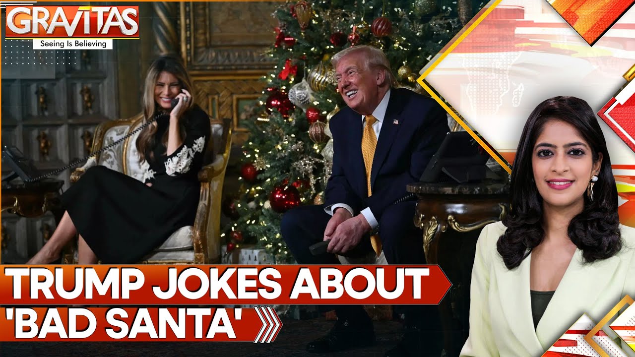 Christmas 2025: Trump Jokes About ‘Bad Santa’ During Christmas Calls With Children | WION | GRAVITAS
