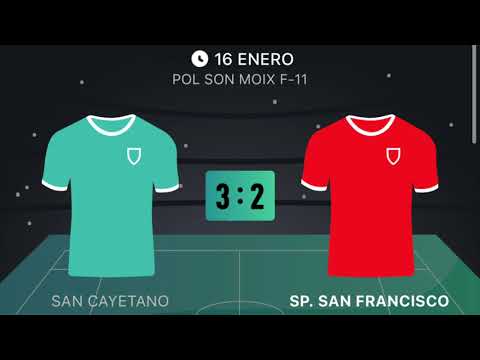16/01/22 San Cayetano 3 - 2 Sp. San Francisco (Infantil 1ª)