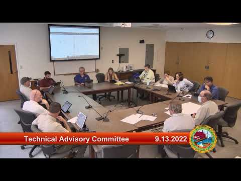 9.13.2022 Technical Advisory Committee Work Session