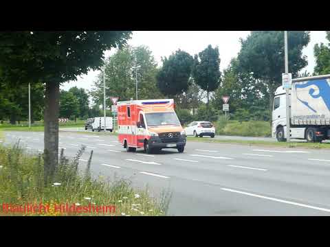 [Neuer RTW ASB+ Horn Wechsel] RTW ASB Hildesheim auf Einsatzfahrt