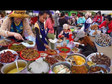 Breakfast & Snacks @ Countryside & Market Food In The City -  Cambodian Cheap Street Food