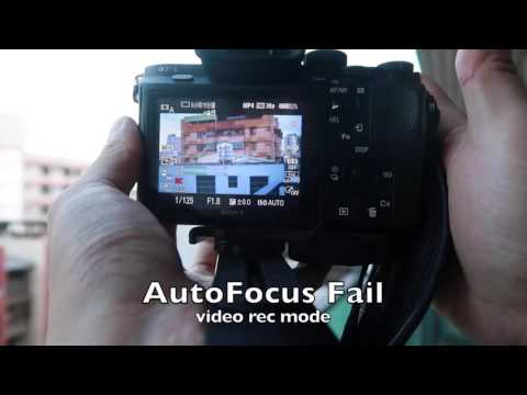 Sony A7rii + Sigma mc-11+ canon 50mm f1.8 stm Auto Focus Speed Test in  Video Mode