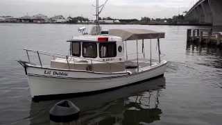 preview picture of video 'Ranger Tug 21' EC 2008  Lil' Debbie goes out for sea trial.'