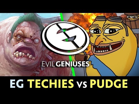 TECHIES vs PUDGE — EG having FUN on MAJOR