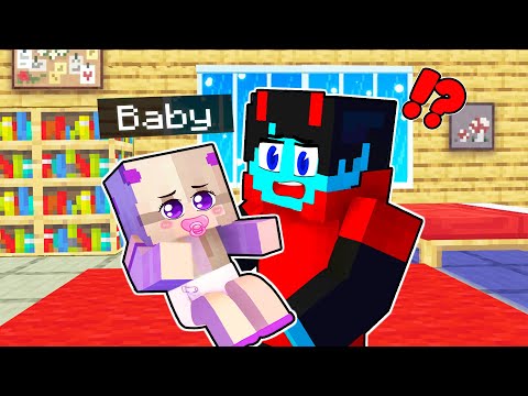 Sheyn Becomes A BABY In Minecraft!