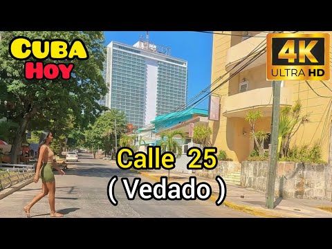 Así es caminar por el Vedado | CUBA HOY en 4K UHD