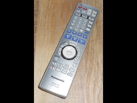 Panasonic DVD / TV Remote EUR7729KEO Replace EUR7729KFO - DMR-EH50 DMR-EH60 VGC