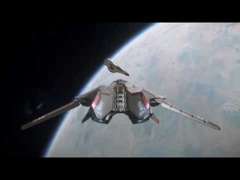 Star Citizen 3.8 - Microtech and The frozen City of Babbage - Stunning view