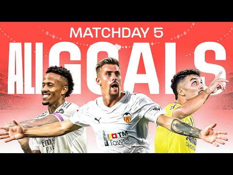 TODOS LOS GOLES de la JORNADA 5 de LALIGA EA SPORTS 2025/26