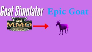 Goat Simulator MMO| Epic Goat| Tutorial