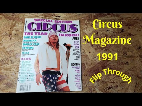 Circus Magazine Special Edition The Year in Rock! - Des. 31, 1991 | Flip Through 