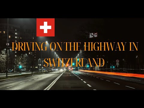 DRIVING IN SWITZERLAND, SPECTACULAR ROAD TRIP FROM SOLOTHURN CITY TO THE CITY OF BIEL/BIENNE.