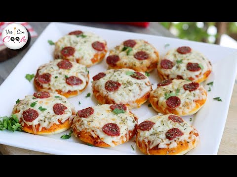 Iftar Party Special ❗ Pepperoni Mini Pizzas Recipe by (YES I CAN COOK)