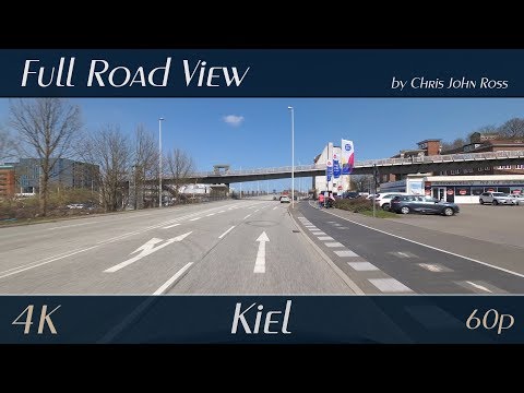 Kiel, Germany: Gaarden-Ost, Werftstraße - 4K (UHD/2160p/60p)