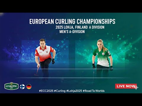 🥌 Live: European Curling Championships 2025: Men's and Women's A-Division | 23 November 2025