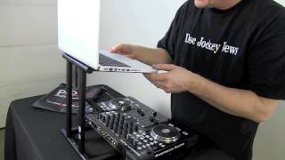 Video thumbnail for Pro X Cases LPS600 Laptop Stand Review: By John Young of the Disc Jockey News by discjockeynews