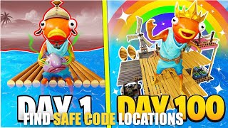 BILLIONAIRE RAFT TYCOON MAP FORTNITE CREATIVE - FIND SAFE CODE LOCATIONS